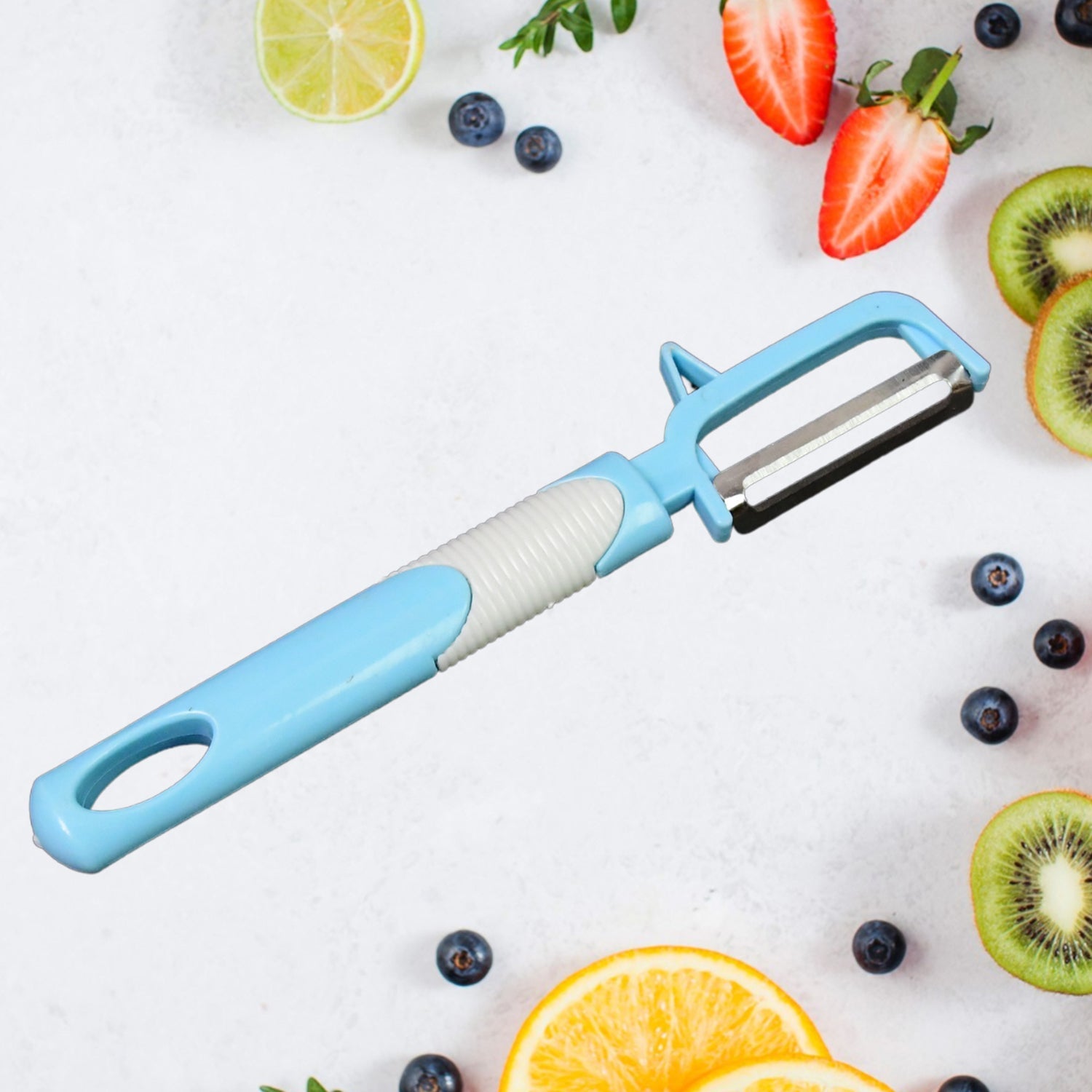 Multifunction Peeler and Slicer with Handle