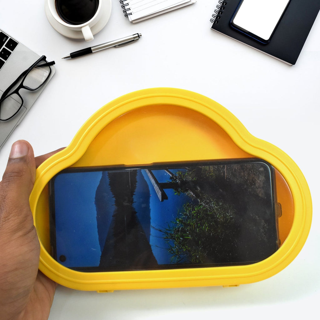 Smartphone Stand & Waterproof Case – Yellow