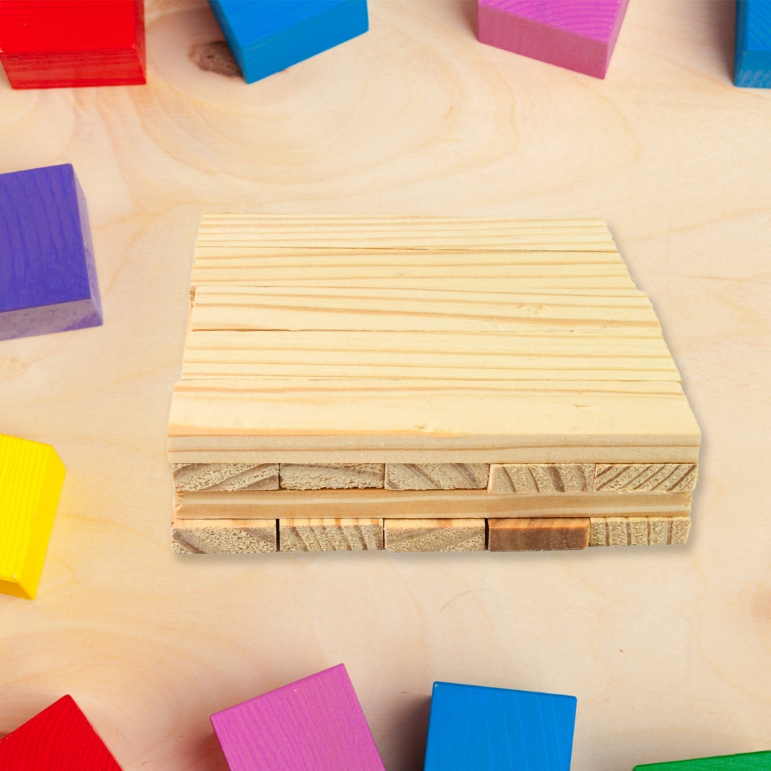 Brain Teaser with '40' Pattern Cards & '20' Wooden Strips