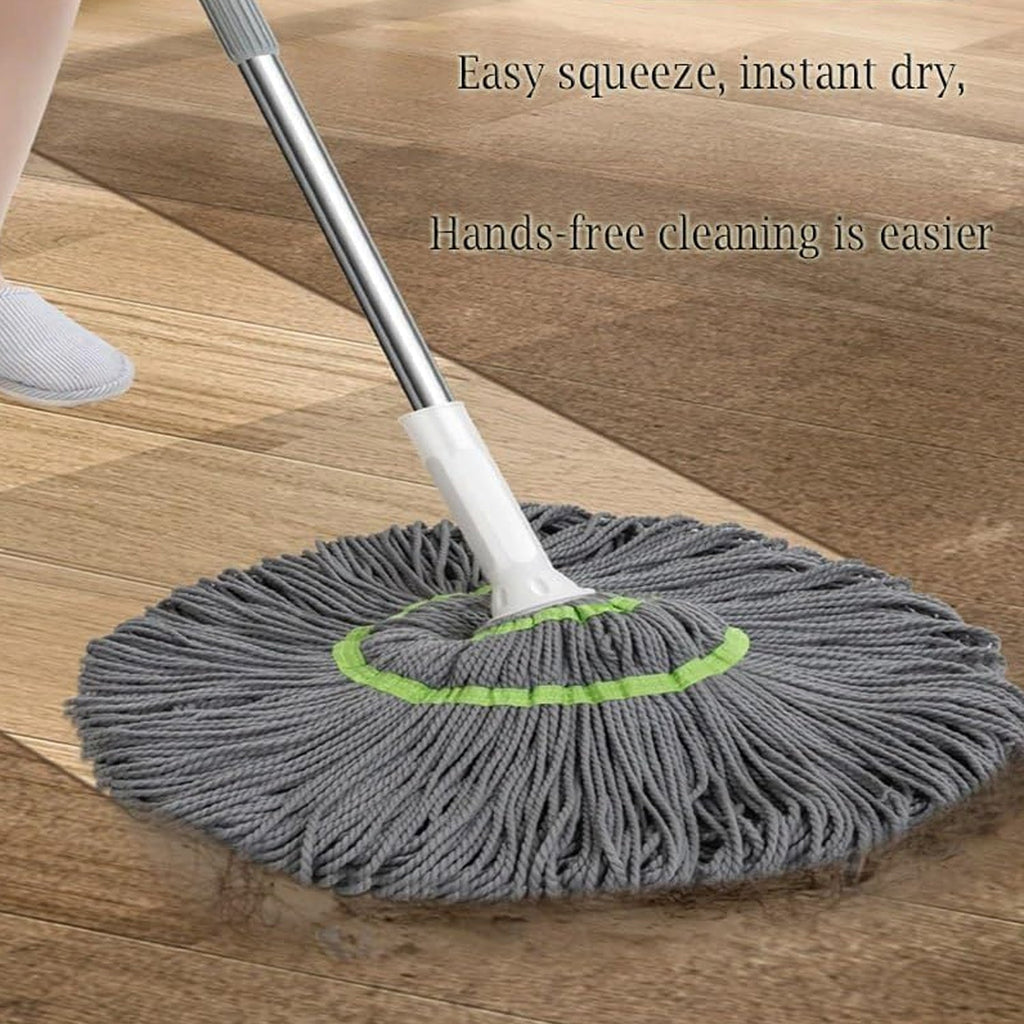 Self-Wringing Twist Mop, Stainless Handle