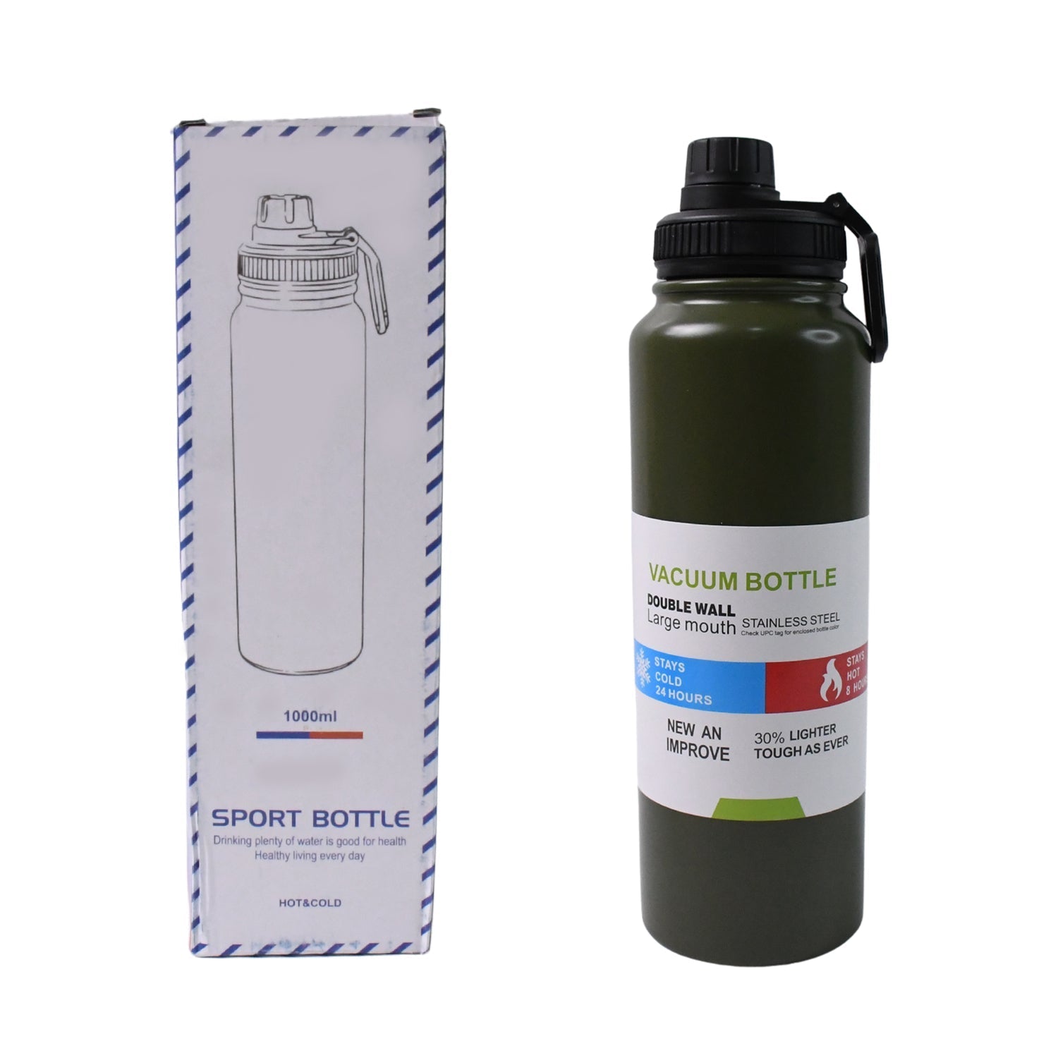 Stainless Steel Vacuum Insulated Bottle - 1000ml