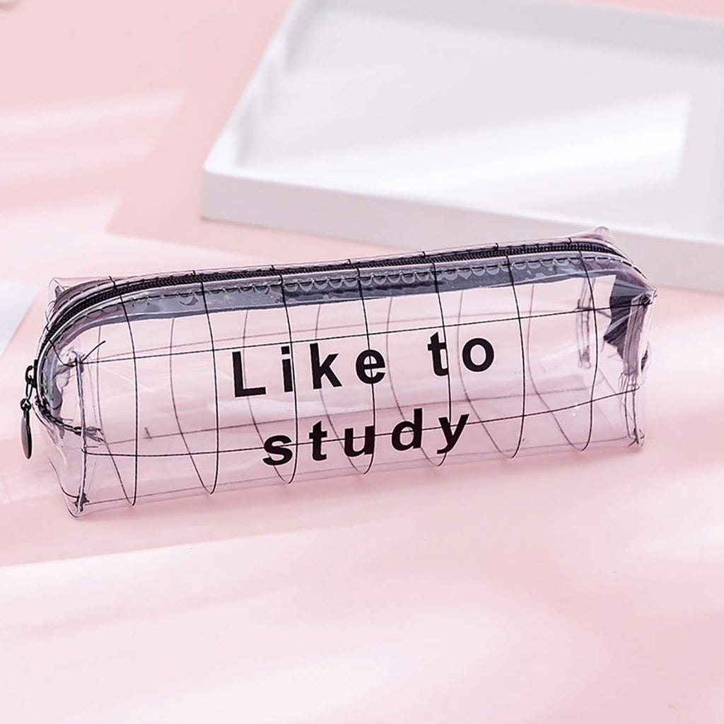 Transparent Pencil Pouch With Zipper