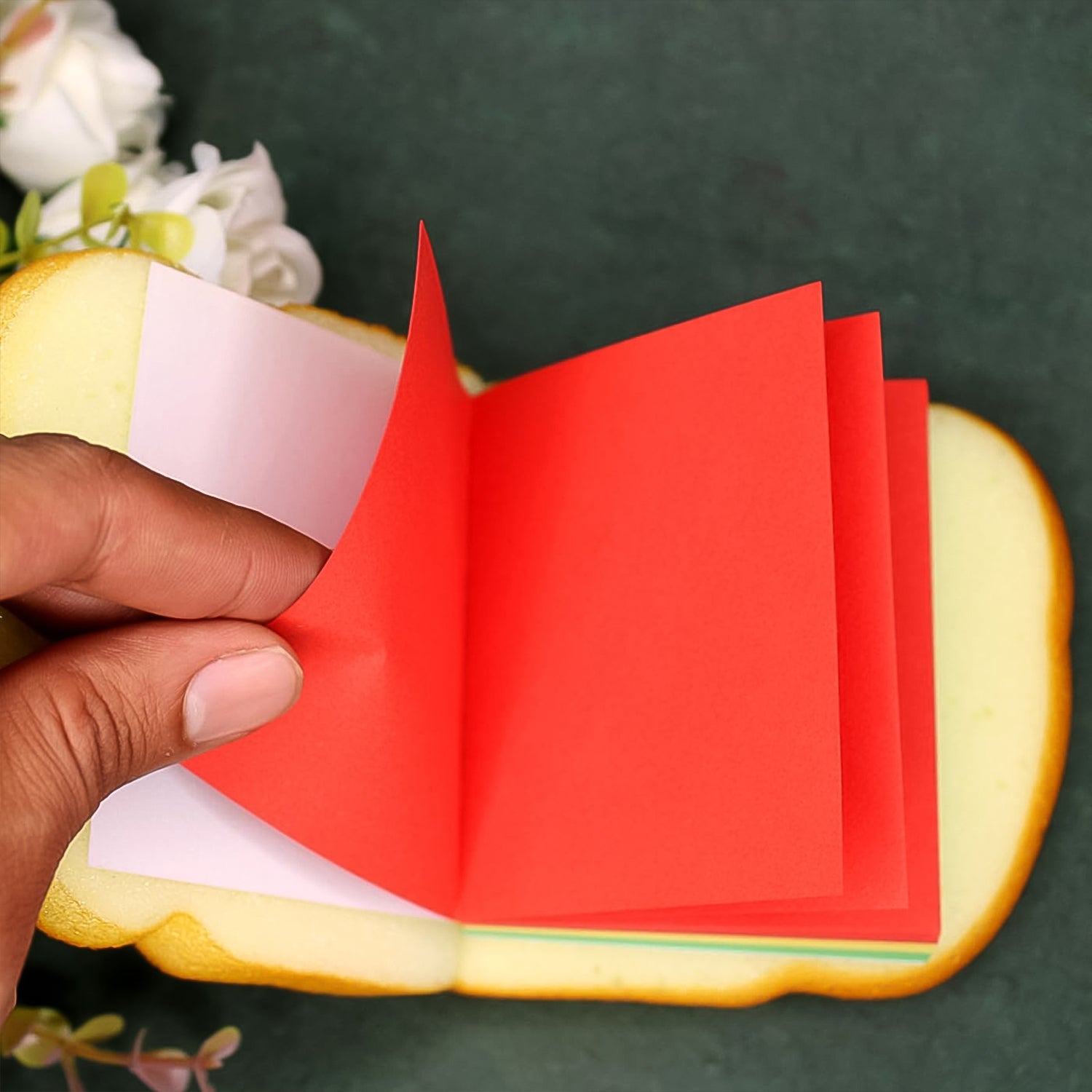 Sandwich-Shaped Multicolor Sticky Notes
