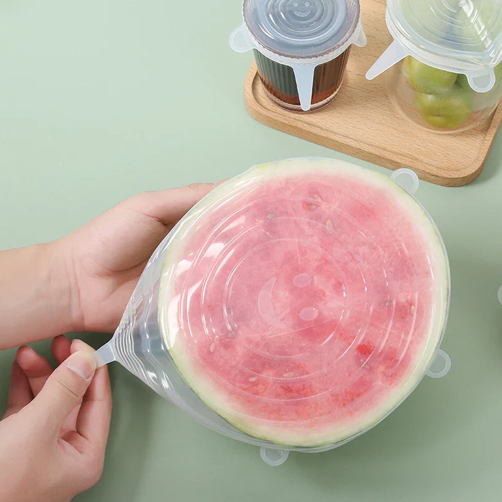 Silicone Stretch Food Lids - Set of 6