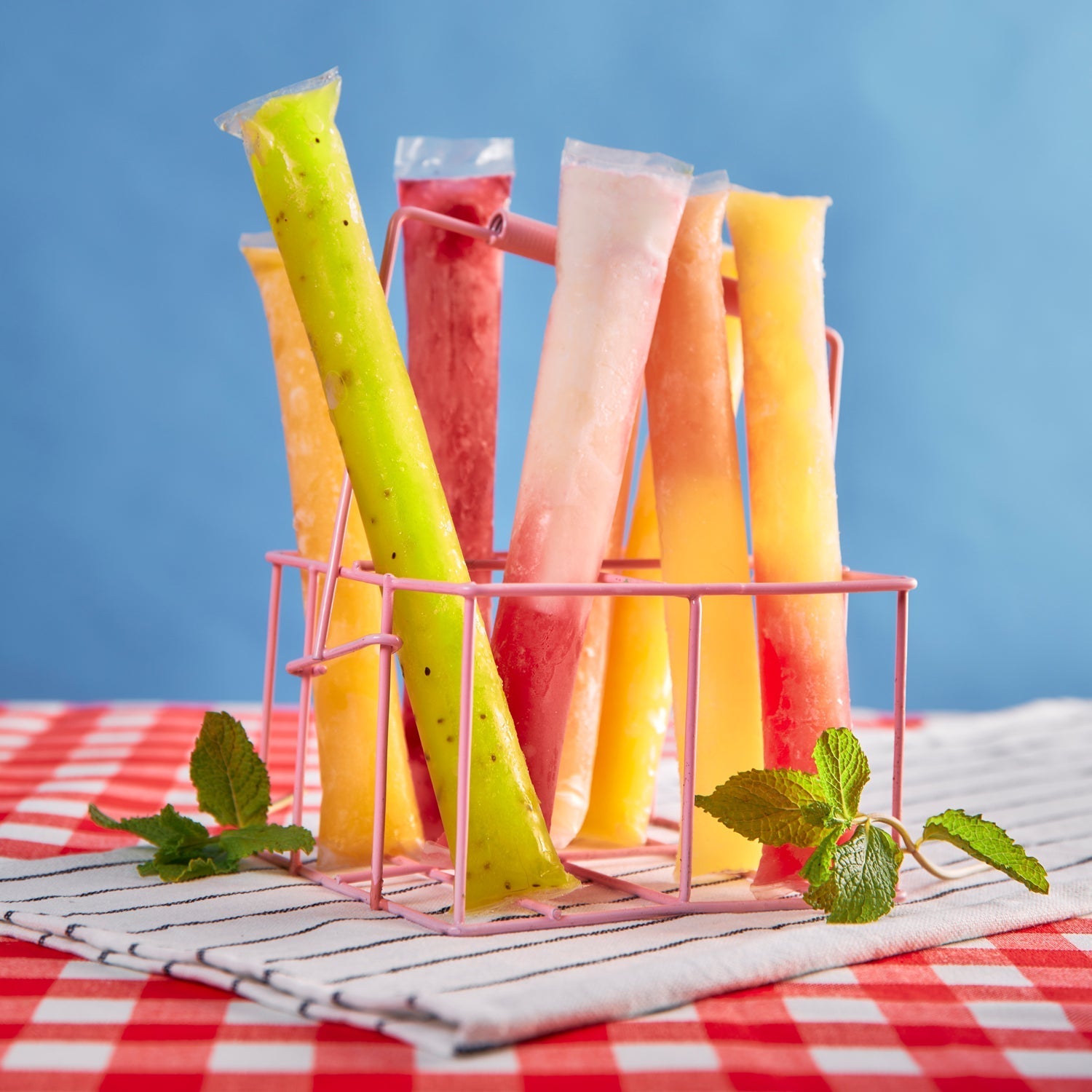 Manual Popsicle Maker with Reusable Molds