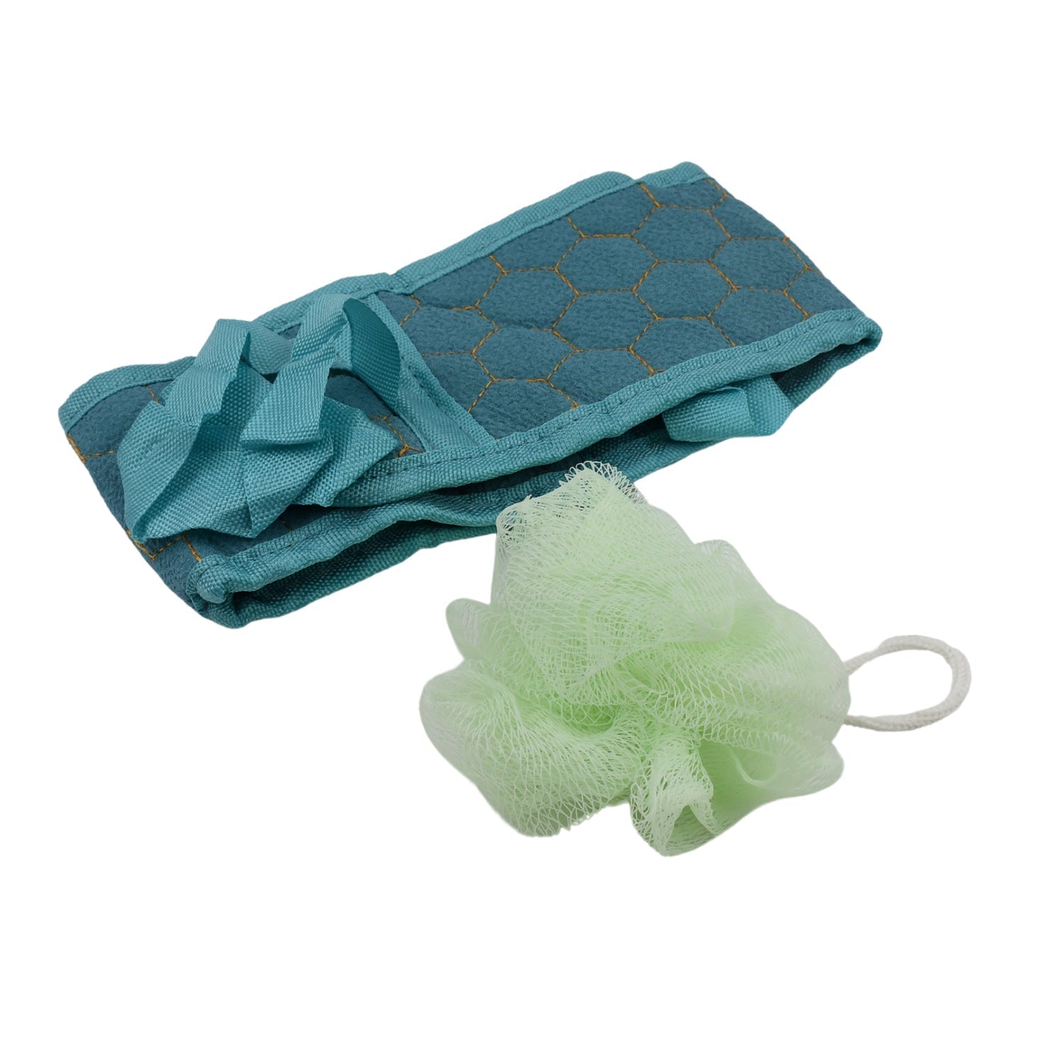 Dual-Sided Bath Scrubber Set