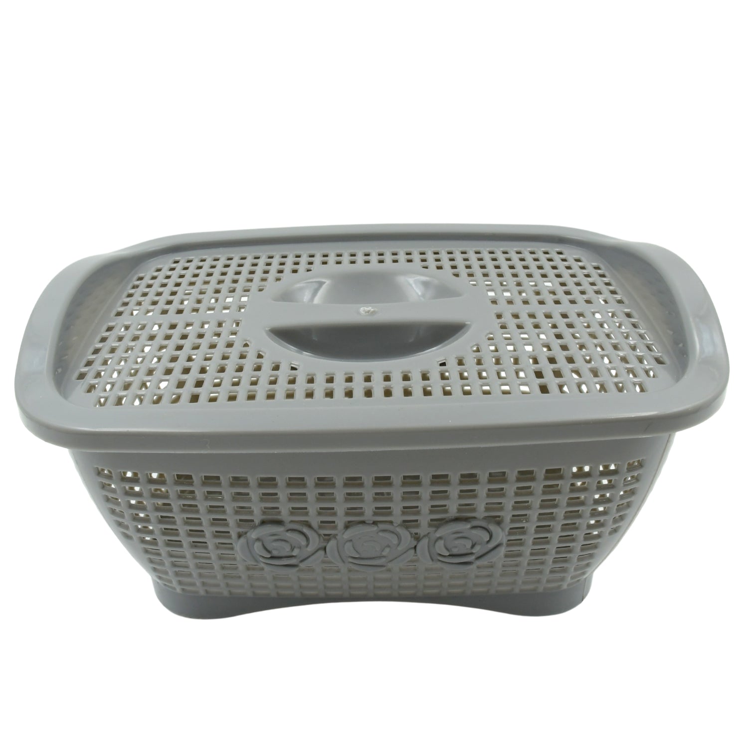 Multi-Use Storage Basket with Lid