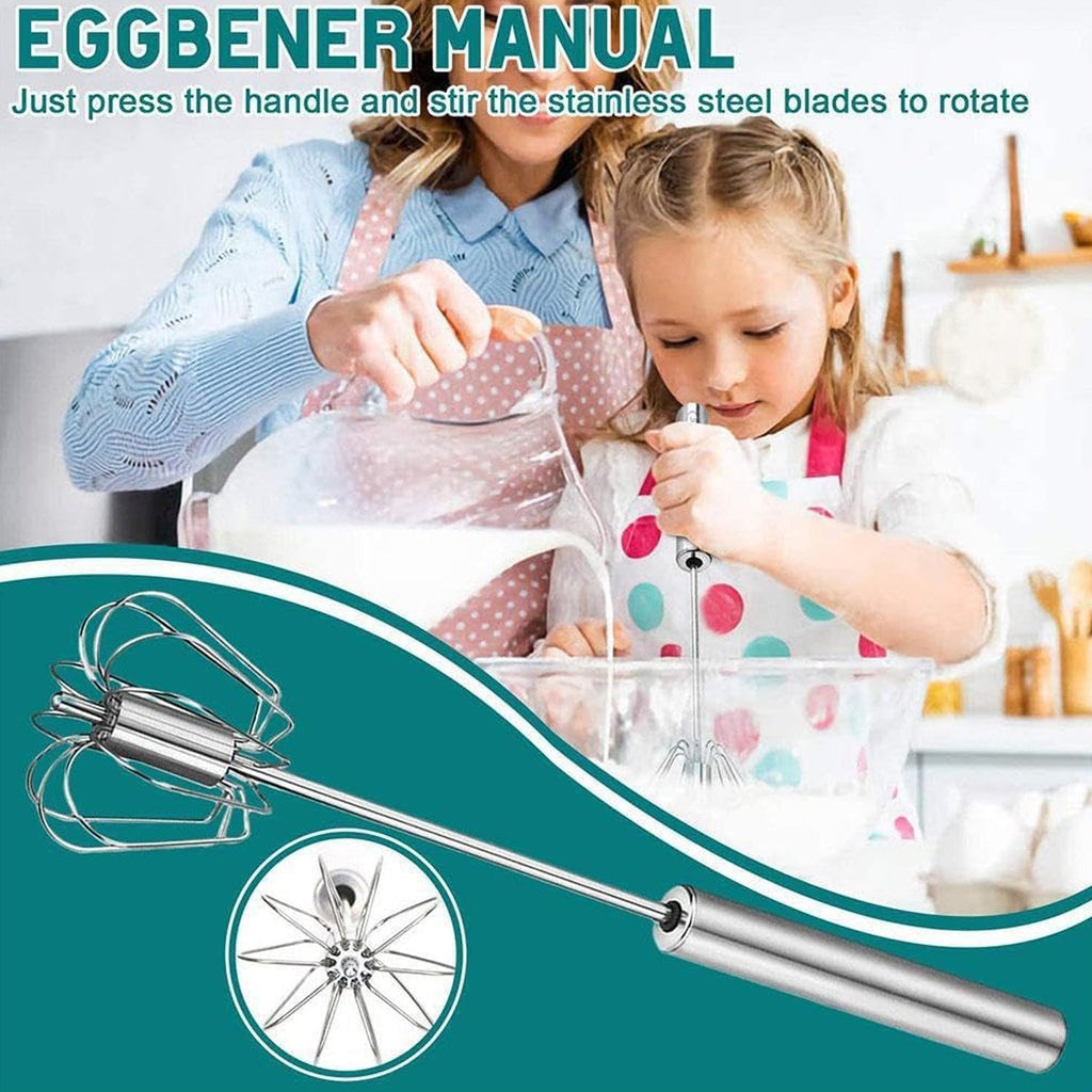 Stainless Steel Egg Whisk Blender - 35cm