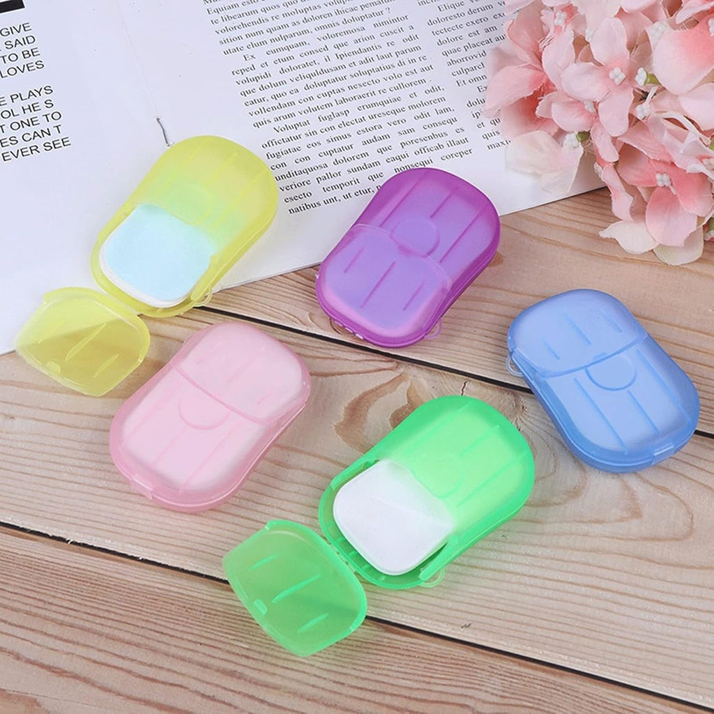 Travel-Friendly Soap Sheets - 20 Packs