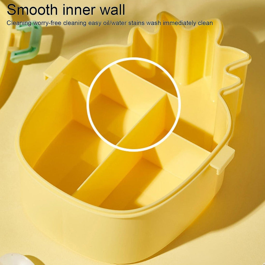 Kids Pineapple Shaped Lunch Box