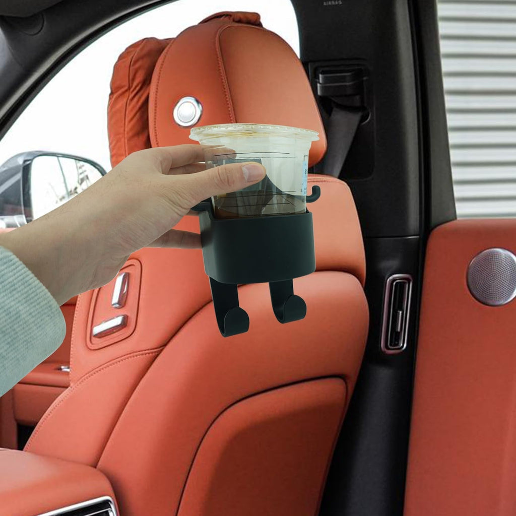 3-in-1 Car Headrest Organizer & Cupholder -  Set of 2