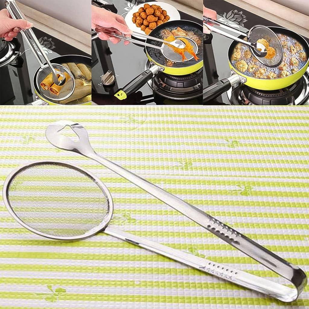 2-in-1 Stainless Steel Filter Clip