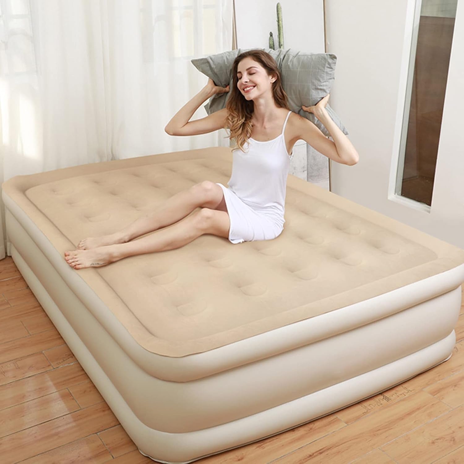 AirEase™ Deluxe Foldable Inflatable Airbed