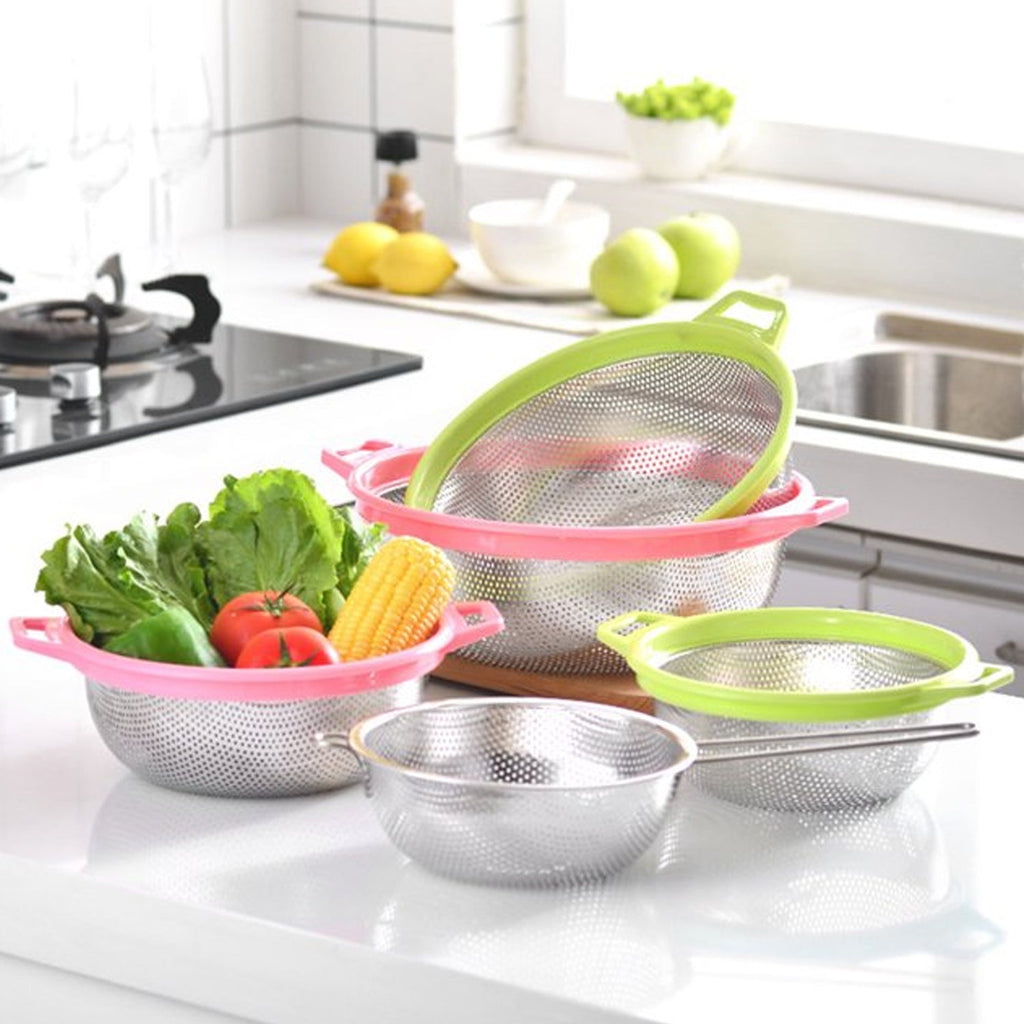Stainless Steel Colander with Handle