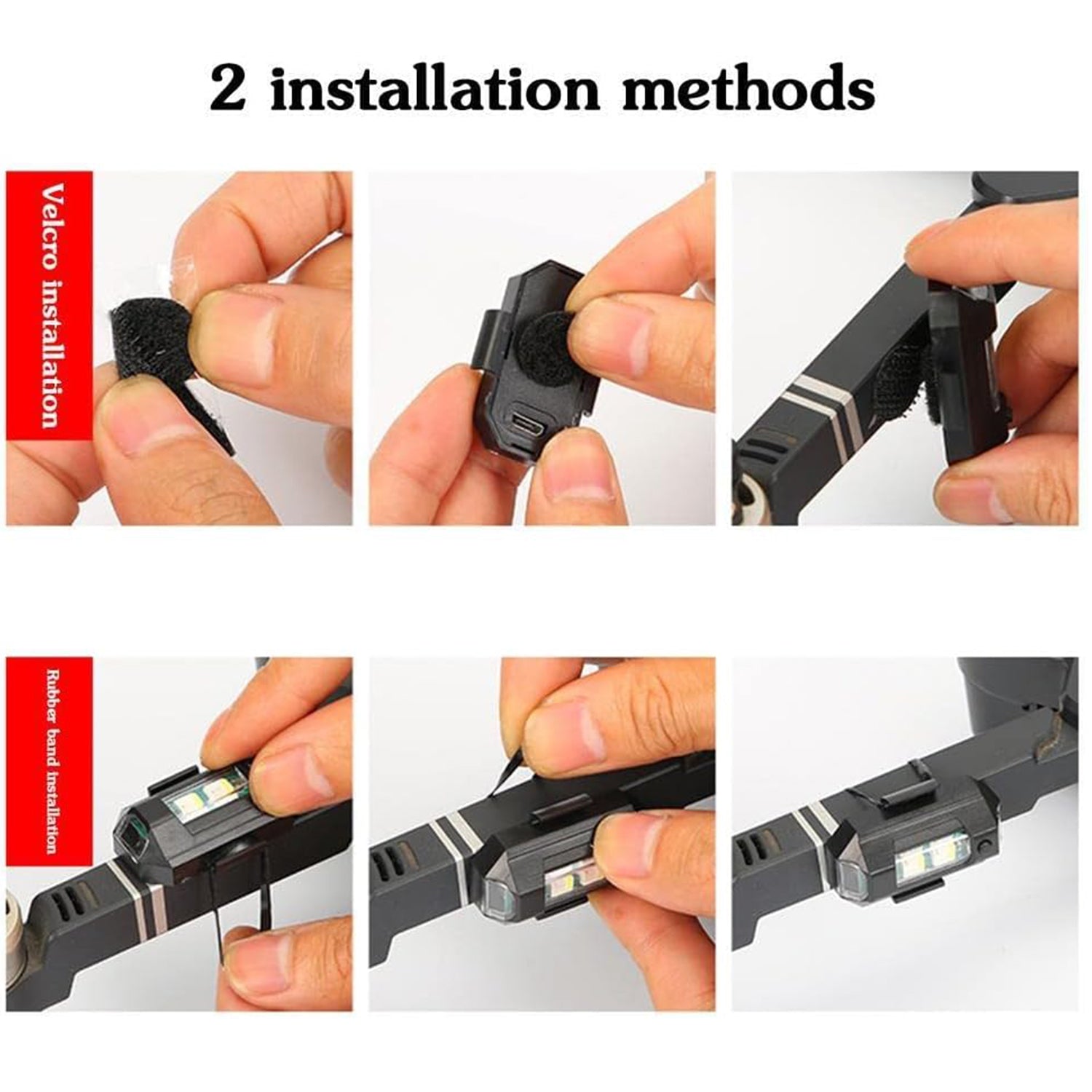 Mini Waterproof LED Rechargeable Lights - Mix Color