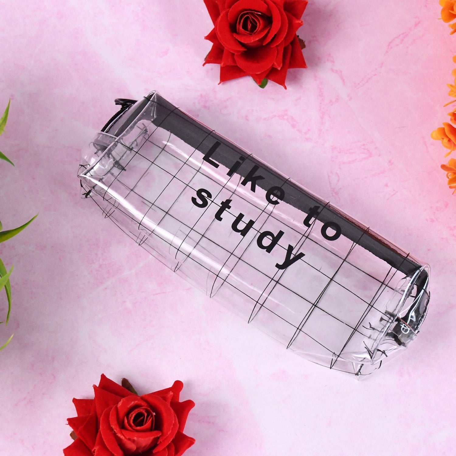 Transparent Pencil Pouch With Zipper