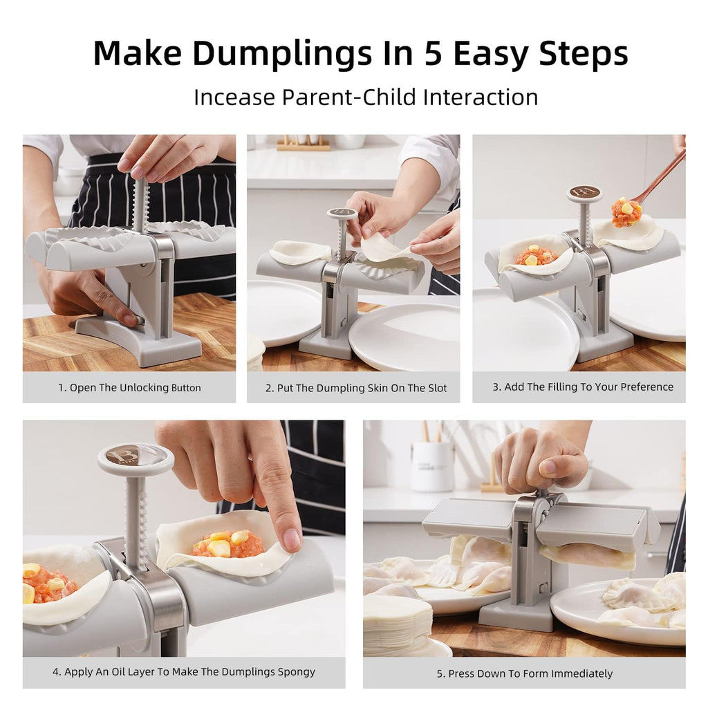 Double-Head Dumpling Mold Kitchen Tool
