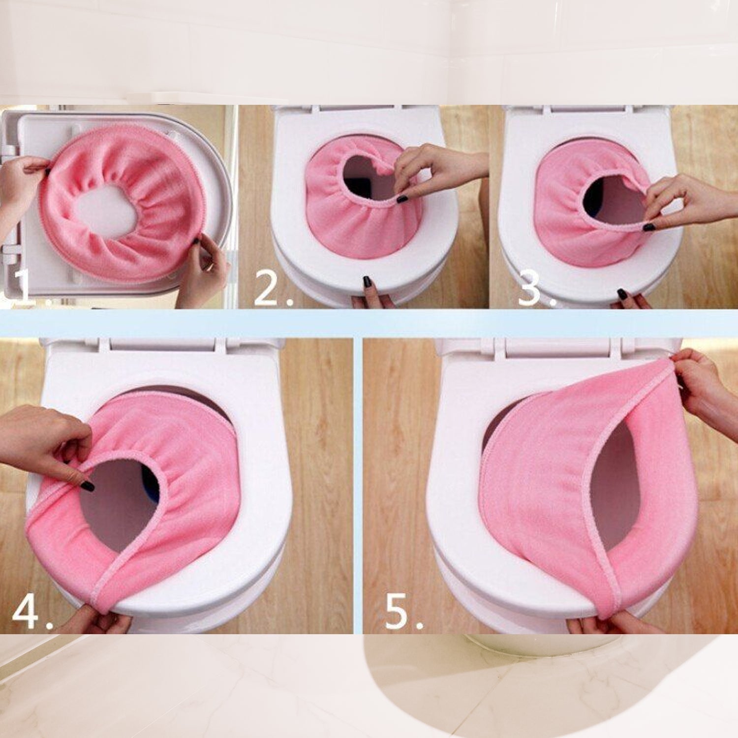 Stretchable Toilet Seat Warmer Cover