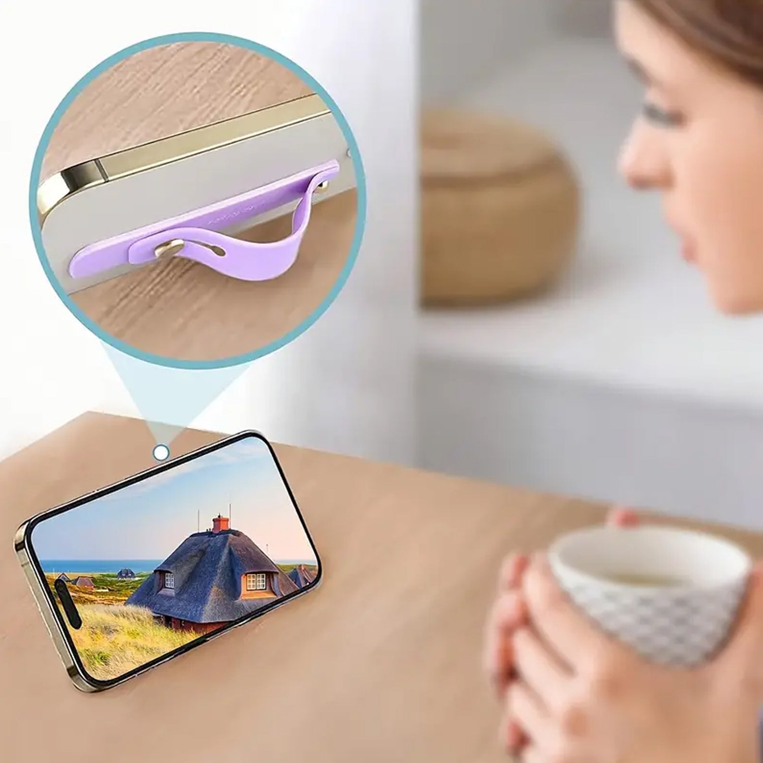 Silicone Mobile Finger Strap – Loop Grip Holder