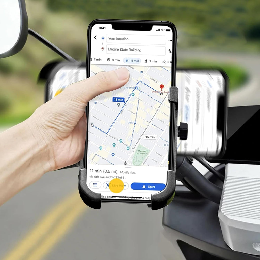 360° Rotating Metal - Bike Mobile Holder