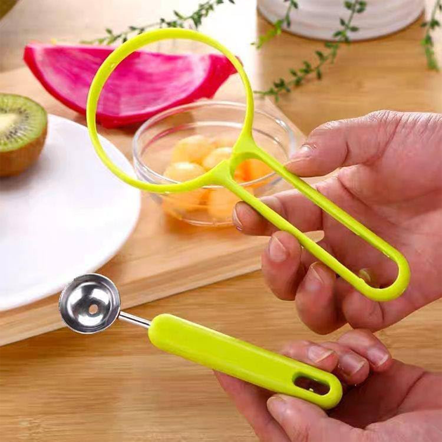 2-in-1 Fruit Peeler and Baller