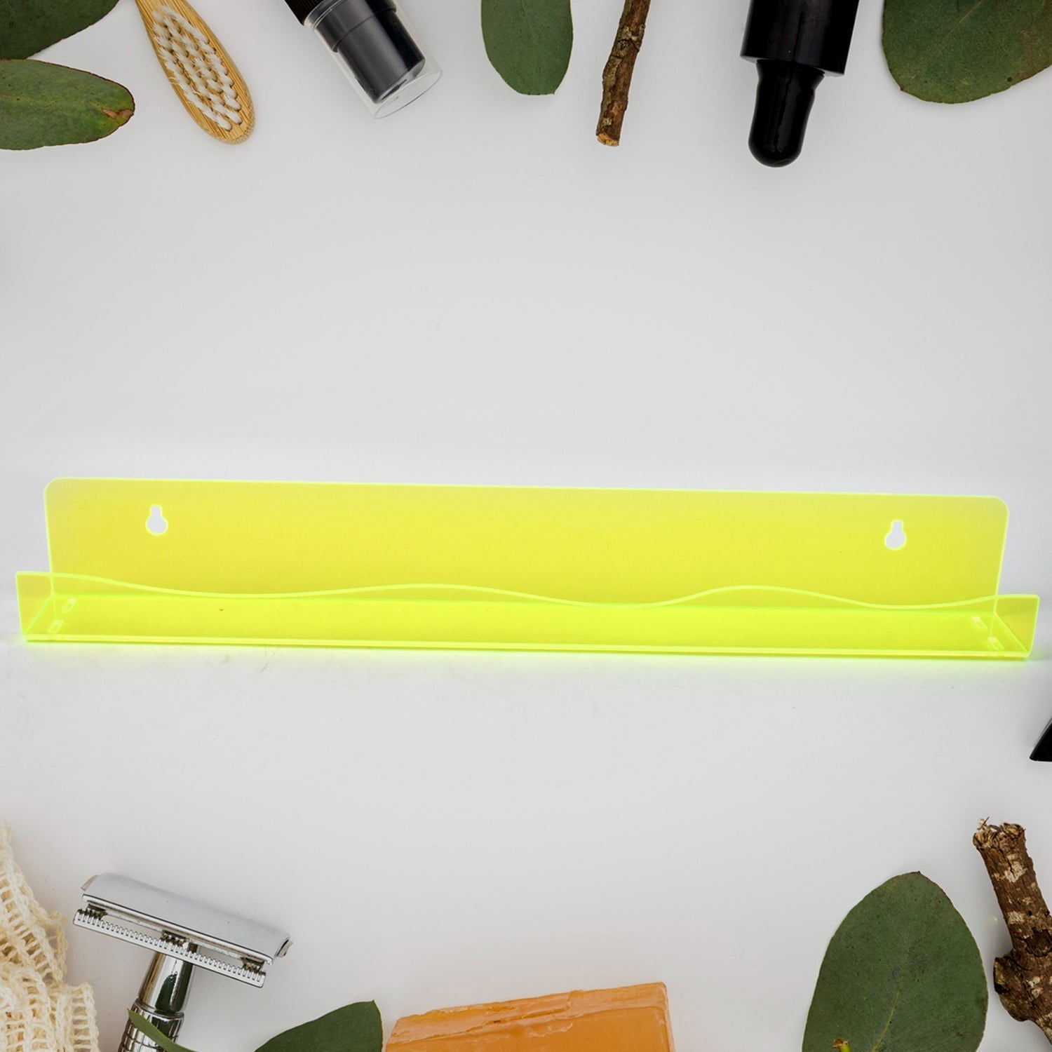Wall-Mounted Acrylic Floating Shelf