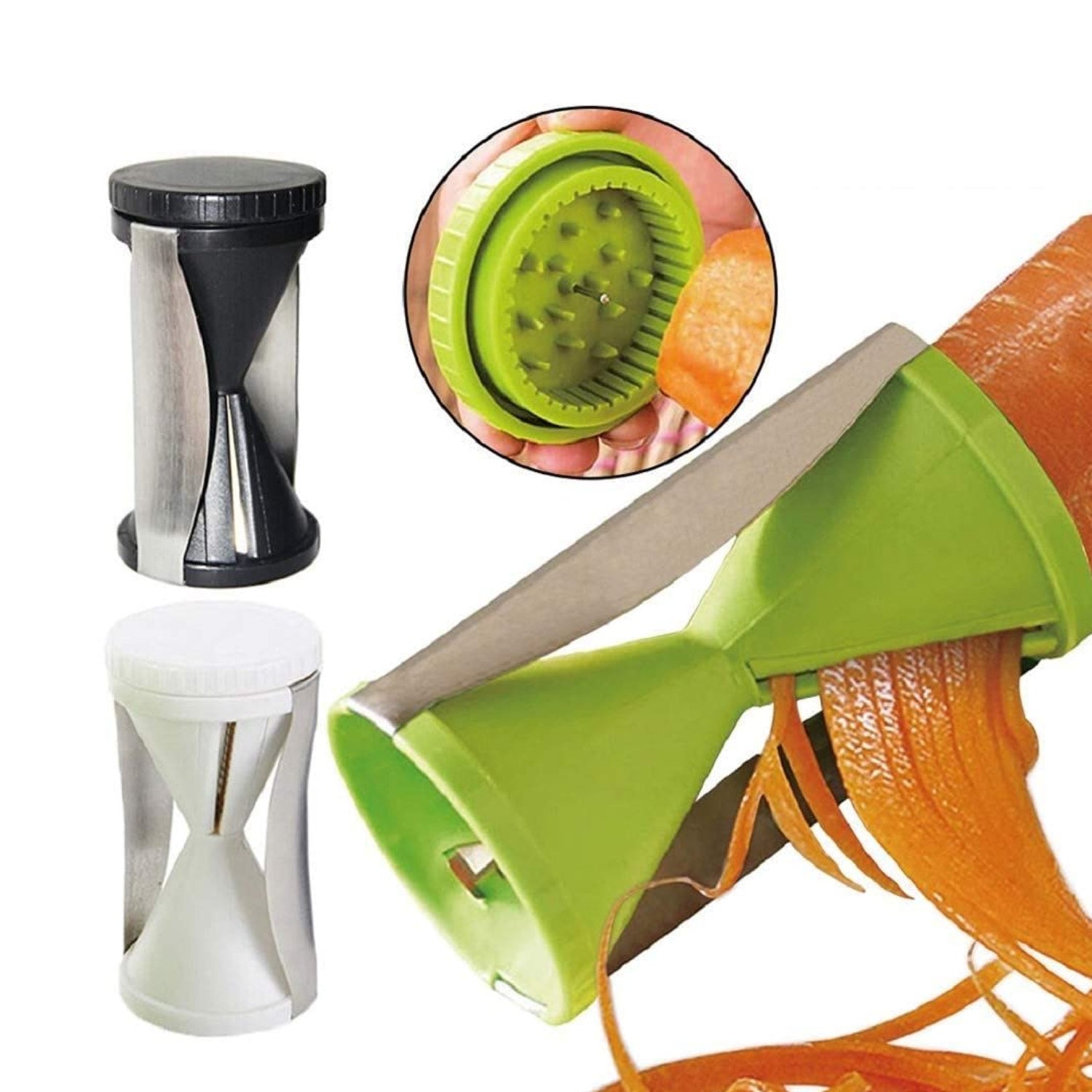 Portable Stainless Steel Vegetable Spiralizer Slicer