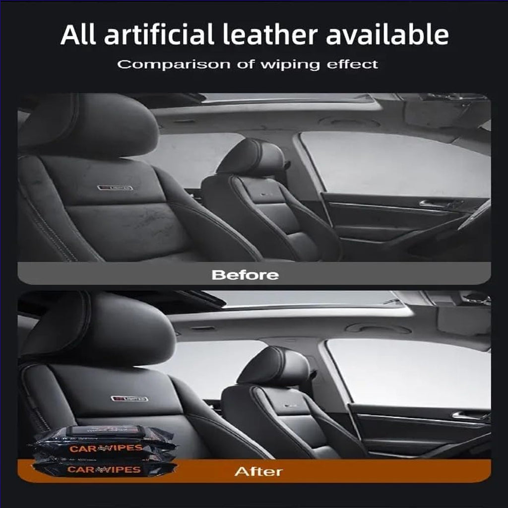 Car Dashboard Scratch Remover Wipes - Set of 80