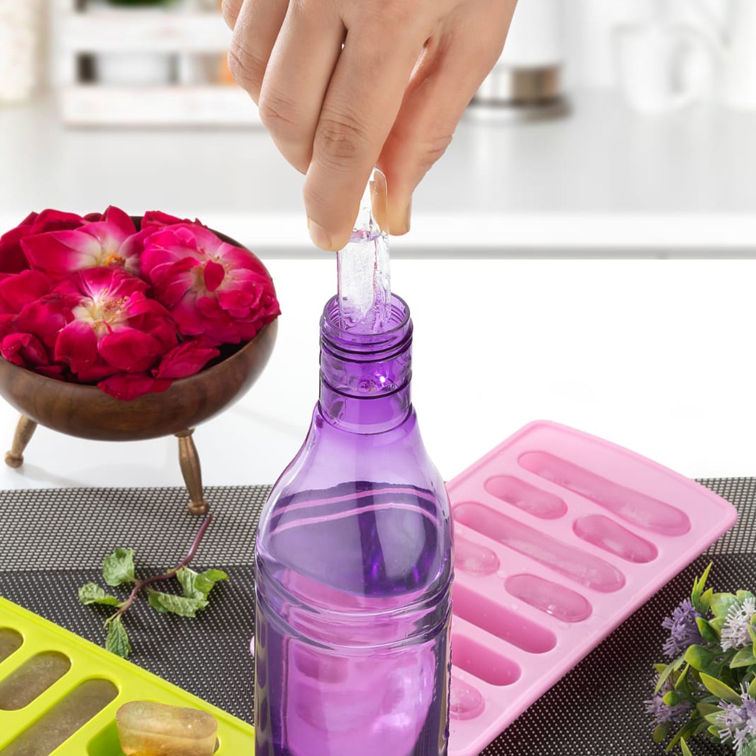 4-Piece Fancy Ice Tray Set