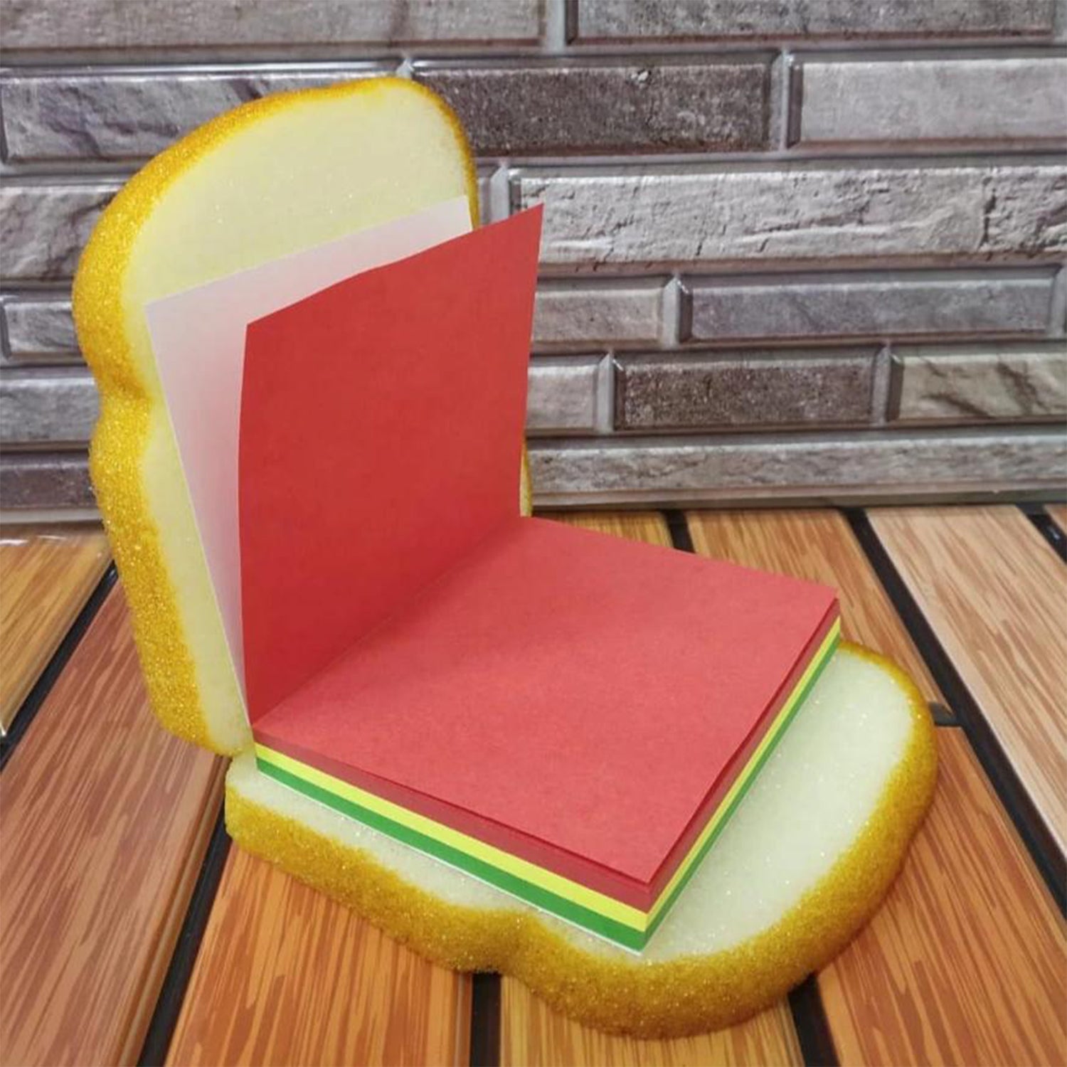 Sandwich-Shaped Multicolor Sticky Notes