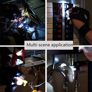 Hands‑Free LED Flashlight Gloves