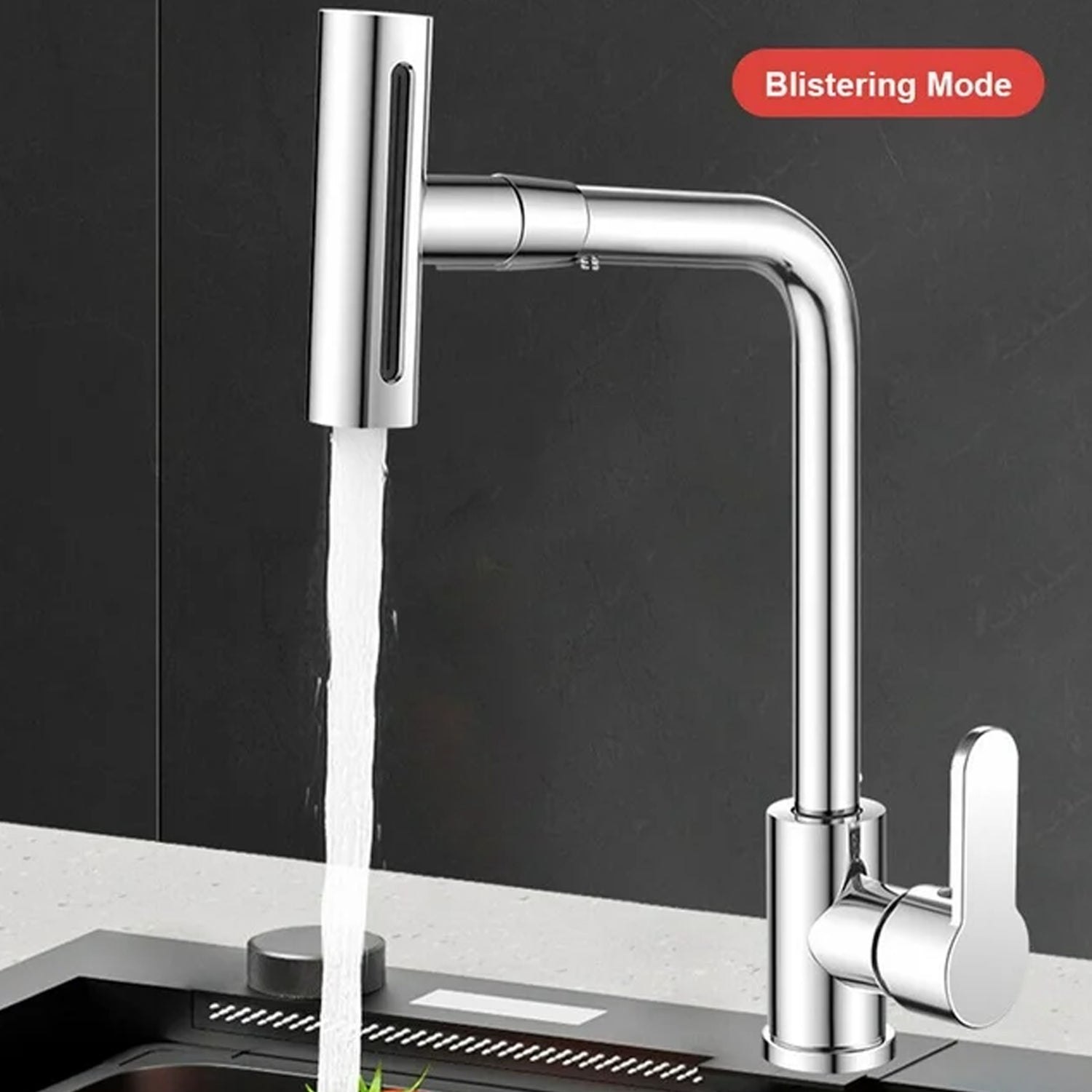 4-in-1 Swivel Kitchen Faucet - 360°