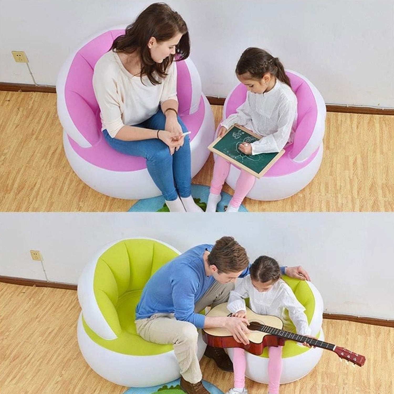 Inflatable Sofa with Foot Pump