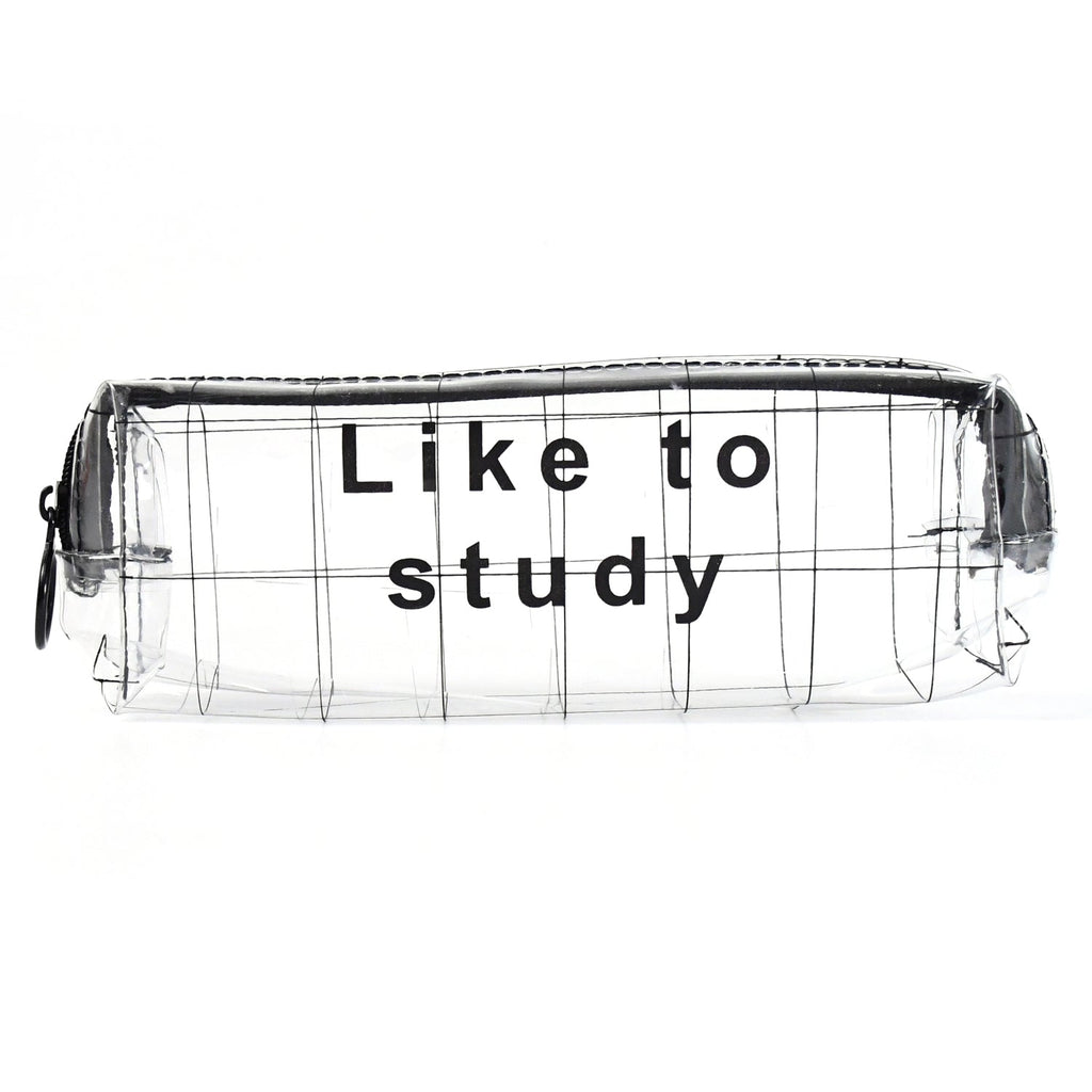 Transparent Pencil Pouch With Zipper