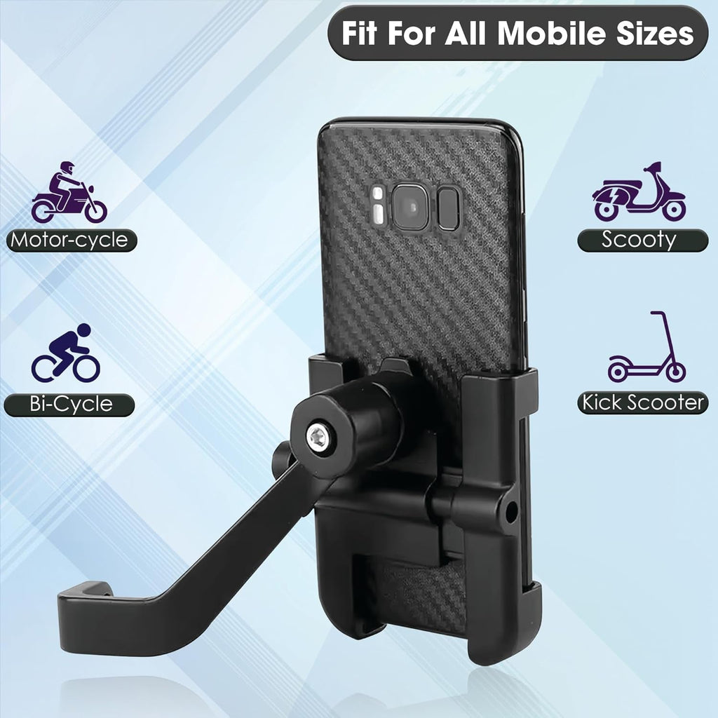 360° Rotating Metal - Bike Mobile Holder