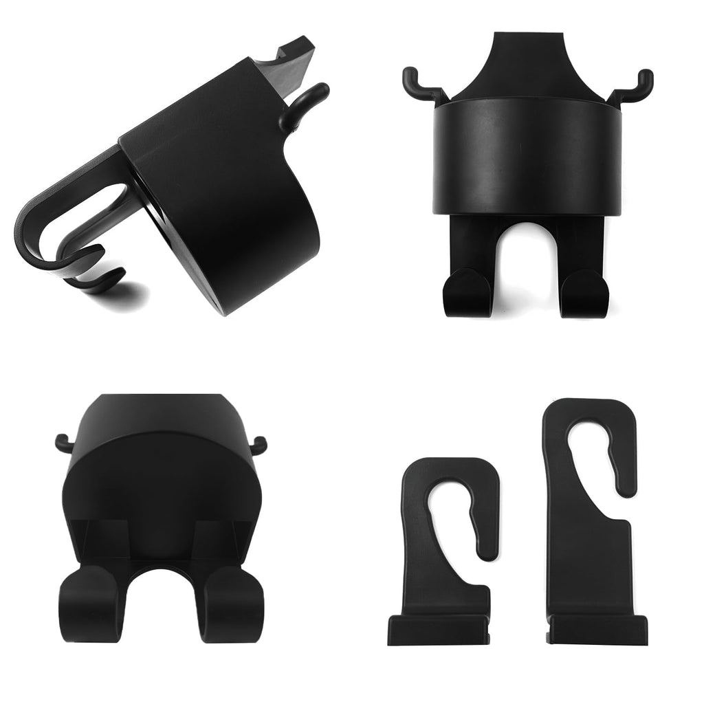 3-in-1 Car Headrest Organizer & Cupholder -  Set of 2