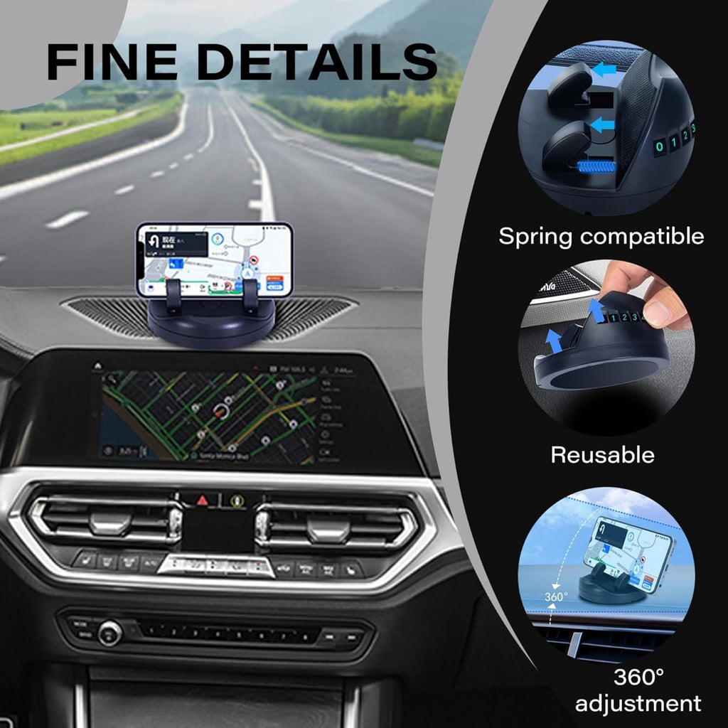 2-in-1 Car Anti-Slip Mobile Holder