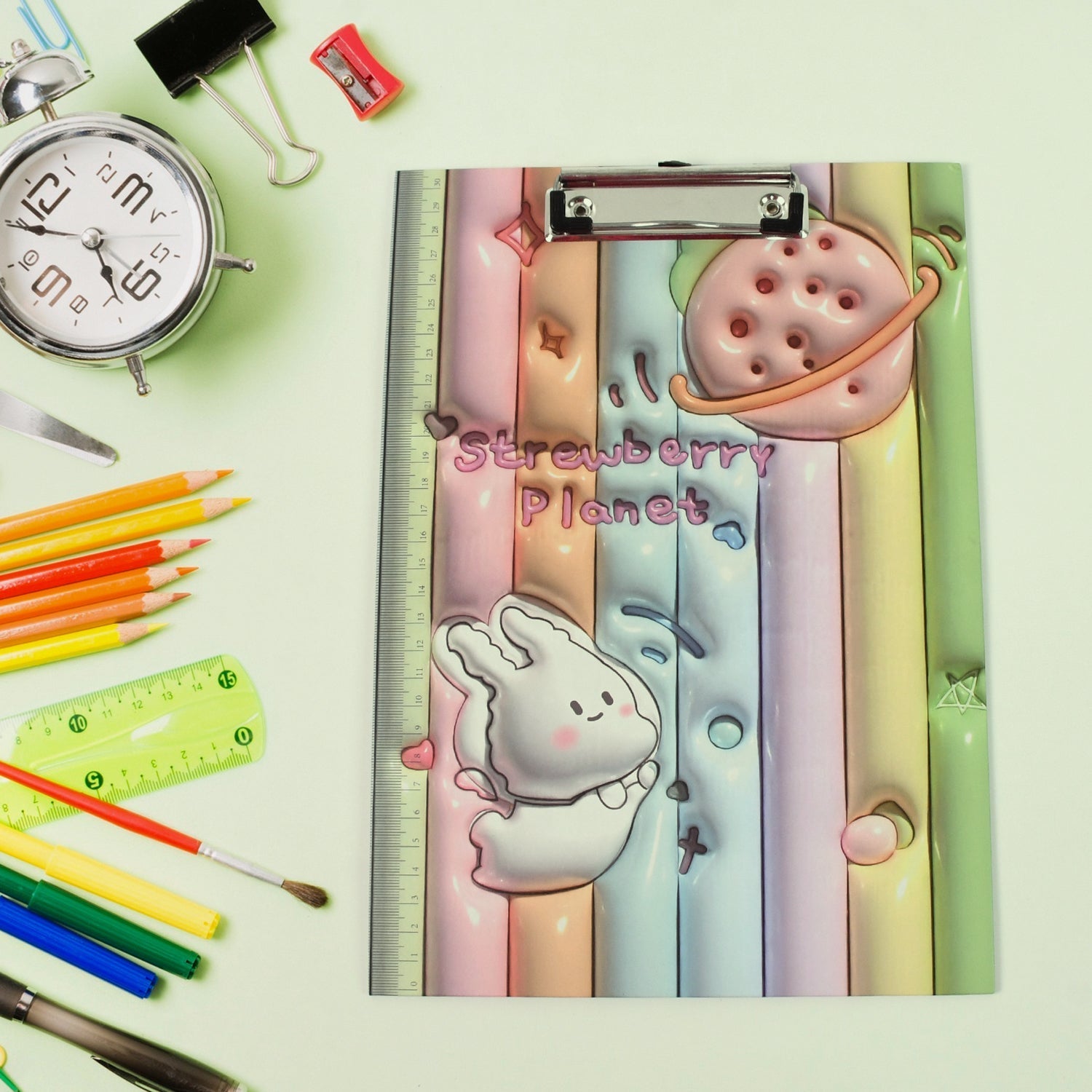 Wooden Clipboard with Writing Pad