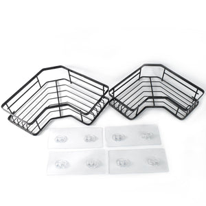 Iron Coated Shelf Organizer - Set of 2