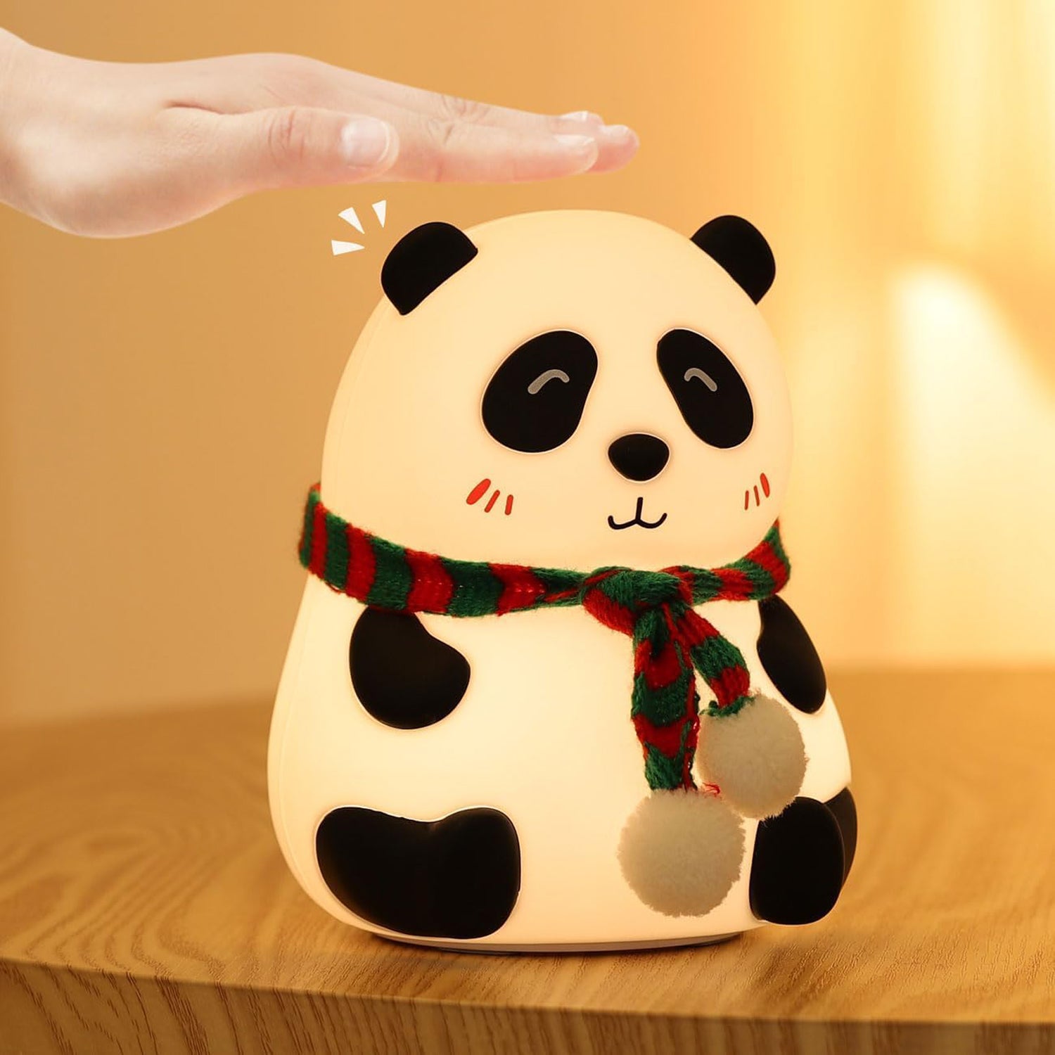 Panda LED Silicone Touch Lamp