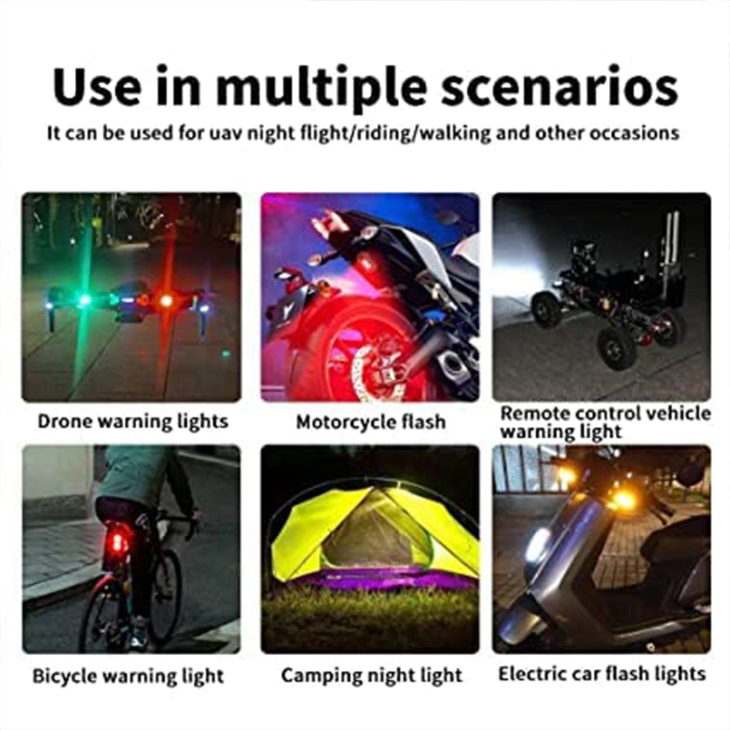 Mini Waterproof LED Rechargeable Lights - Mix Color