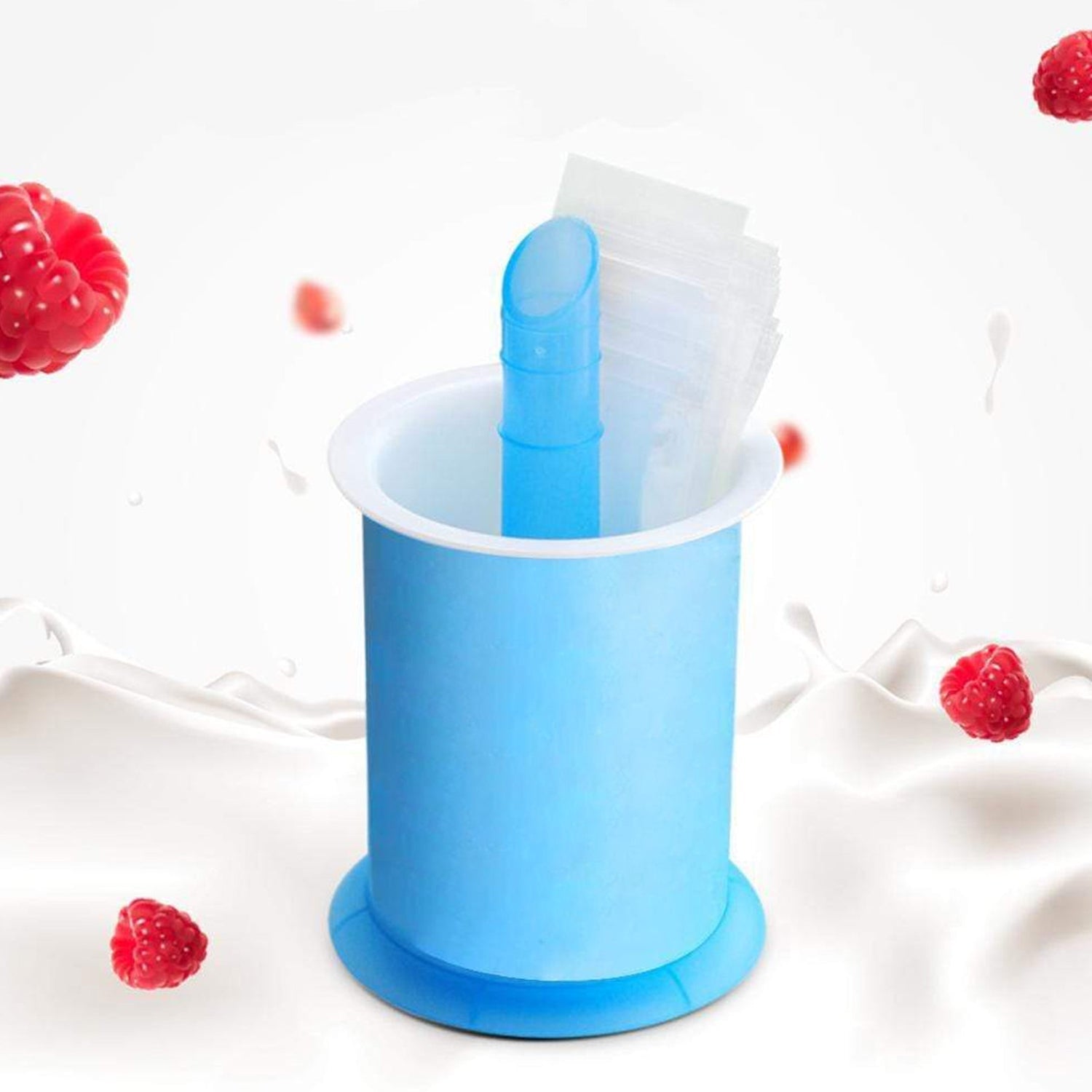 Manual Popsicle Maker with Reusable Molds