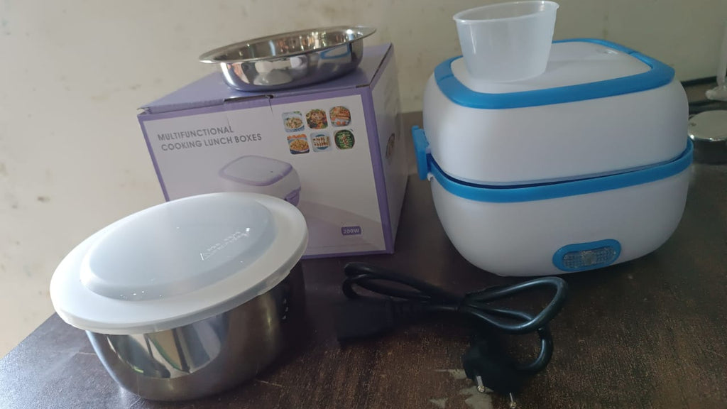 3-in-1 Electric Lunch Box with Bowls