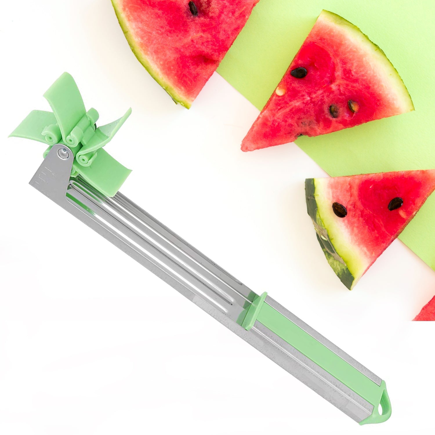 Windmill-Style Watermelon Slicer & Peeler