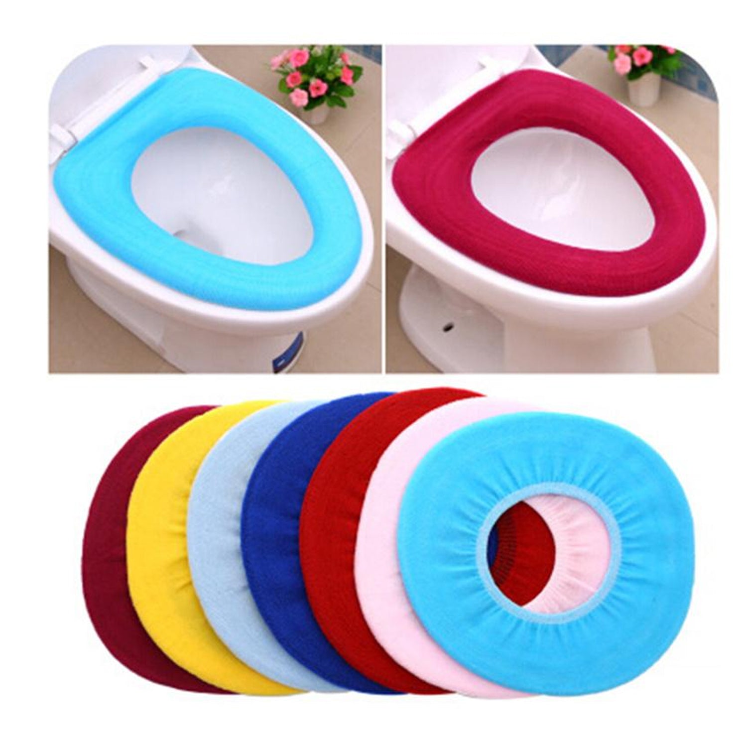 Stretchable Toilet Seat Warmer Cover
