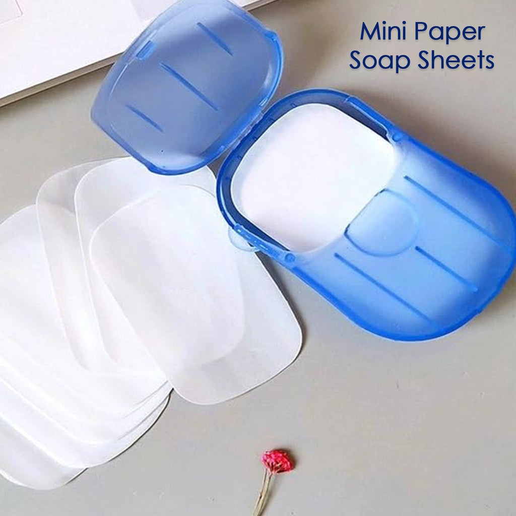 Travel-Friendly Soap Sheets - 20 Packs