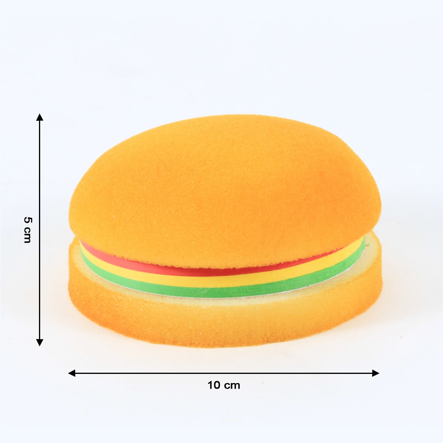 Burger-Shaped Multicolor Sticky Notes