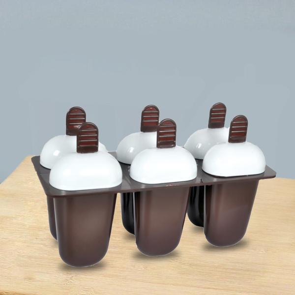 Ice Candy/Kulfi Maker Moulds - 6 Cups