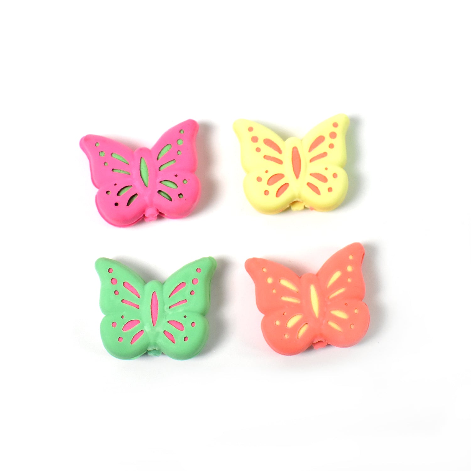 Butterfly-Shaped Eraser - Mix Colors