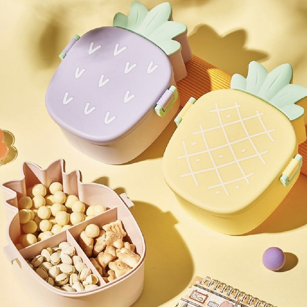 Kids Pineapple Shaped Lunch Box